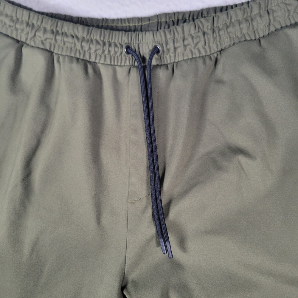 Old Navy Jogger Pants Mens 36 Olive Green Tapered Zipper Pockets Athleisure‎ - Picture 8 of 13